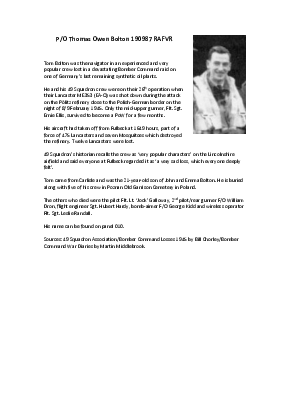 A preview of a PDF biography for Bolton, Thomas Owen